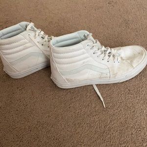 White high top vans